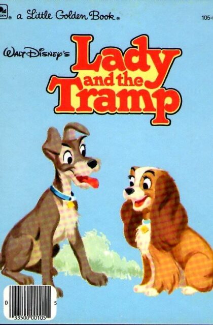 （洋書・英文）Lady and the Tramp　（邦題　わんわん物語）（LITTLE GOLDEN BOOKS）