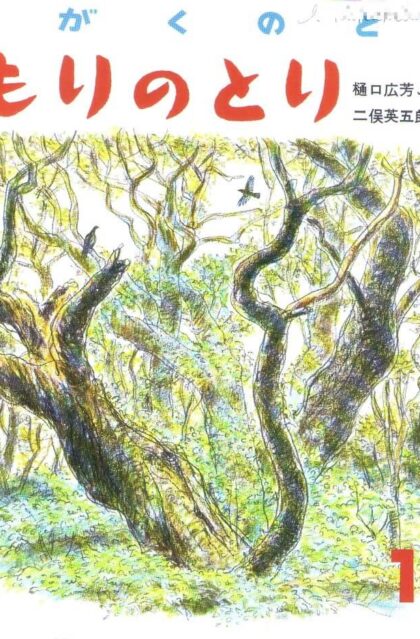 もりのとり　かがくのとも　通巻２２４号　（１９８７年１１月号）　※折り込みふろくあり