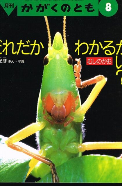 だれだか　わかるかい？　むしのかお　かがくのとも　通巻２６９号　（１９９１年８月号）　※折り込みふろくあり