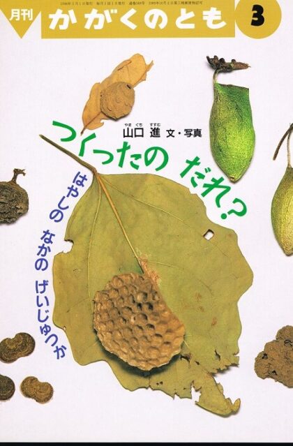 つくったのだれ？　はやしのなかのげいじゅつか　かがくのとも　通巻３４８号　（１９９８年月３号）　折り込みふろくあり