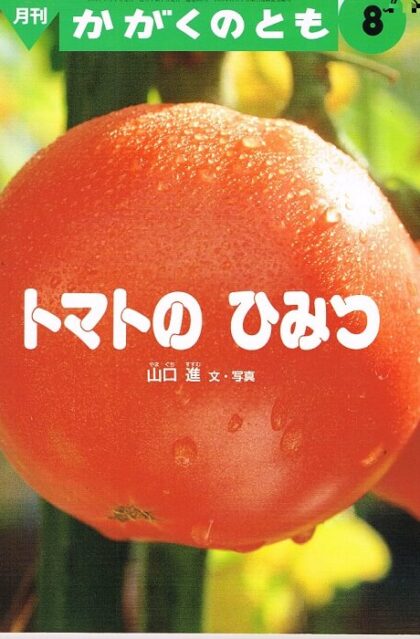 トマトのひみつ　かがくのとも　通巻３０５号　（１９９４年８月号）　※折り込みふろくあり