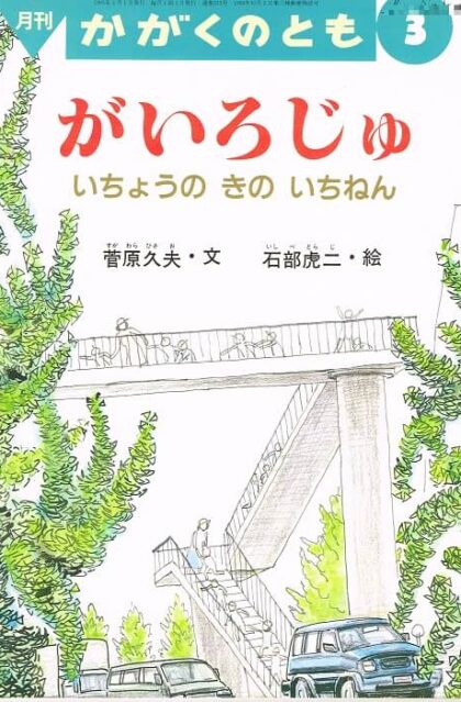 がいろじゅ　いちょうのきのいちねん　かがくのとも　通巻３１２号　（１９９５年３月号）　※折り込みふろくあり