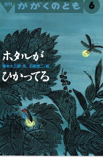 ホタルがひかってる　かがくのとも　通巻３２７号　（１９９６年６月号）　※折り込みふろくあり